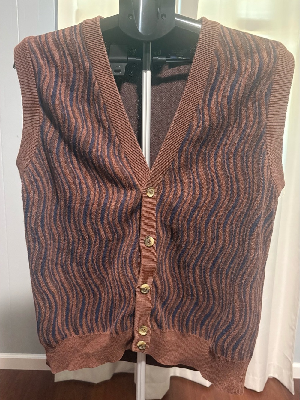 Vintage Byford London New York Sweater Vest Size Large